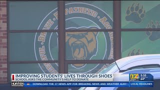 Beardsley Junior High starts donation campaign to improve students lives through shoes [upl. by Suelo]