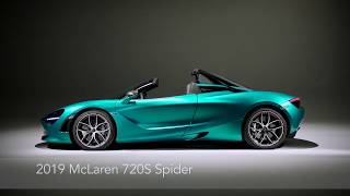 2019 McLaren 720S Spider roof operation [upl. by Niatsirk]