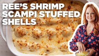 Ree Drummonds Shrimp Scampi Stuffed Shells  The Pioneer Woman  Food Network [upl. by Thedrick849]