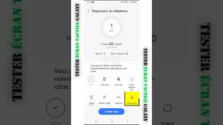 SAMSUNG  comment Tester un Ecran Tactile sur Galaxy [upl. by Allebara]