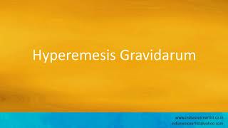 Pronunciation of the words quotHyperemesis Gravidarumquot [upl. by Schlessel]