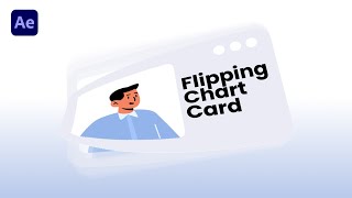 Flipping Chart Card Animation After Effects Tutorial [upl. by Enyamart]