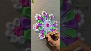 Rangoli designs for diwali simple and easy rangolidesign diwalirangoli shorts [upl. by Whitaker]