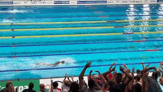 Gregorio Paltrinieri  finish 1500 freestyle  143280 ER  2022 World Aquatics Championships [upl. by Anilas798]