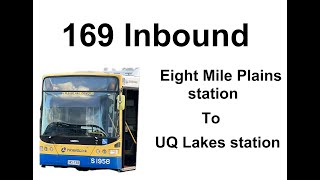 Brisbane Bus 169 Inbound [upl. by Atiuqrehs]