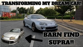 I BOUGHT A BARN FIND MK4 TOYOTA SUPRA amp TRANSFORMED IT [upl. by Harvison252]