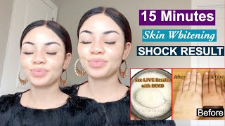 15 Minutes Instant Skin Whitening  DIY Home Remedy SHOCKING RESULT  Foaming Facial Bleach [upl. by Meredith]