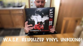 WASP REIDOLIZED RED VINYL W DVD UNBOXING [upl. by Ayanat993]