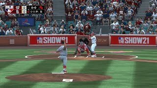 MLB The Show 21 Xbox One  CPU vs CPU Gameplay [upl. by Nicholle]