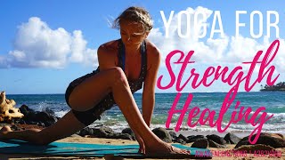 Yoga for STRENGTH and HEALING 25 min Yoga Practice FULL BODY YOGA FOR STRENGTH [upl. by Epotimet]