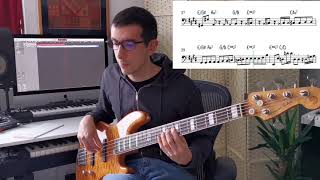 Freeze Time  Soul Family Rob Mullarkeys bassline Free Transcription [upl. by Freddie]