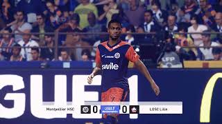 Montpellier vs Lille 22 Résumé Buts  Ligue 1 202425 [upl. by Riegel]