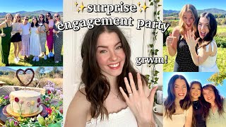 ✨surprise✨ engagement party💖 grwm [upl. by Neelyar]