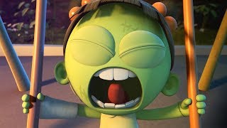 Funny Animated Cartoon  Spookiz  Zizi on a Swing  스푸키즈  Videos For Kids [upl. by Rachele]