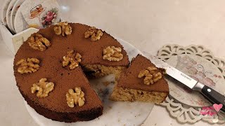 Coffee Walnut Cake  Coffee Walnut Tea Cake  Classic Coffee Cake [upl. by Ian]