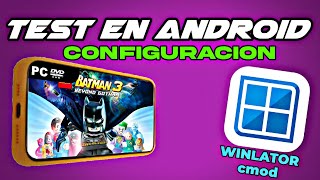 Lego batman 3 Beyond Gotham en android Winlator V8  SD720g  Configuración [upl. by Noremak]