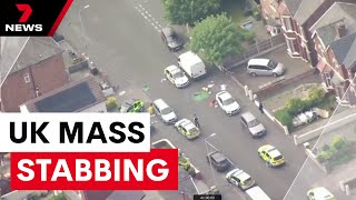 UK Mass Stabbing  7NEWS [upl. by Soloman]