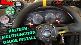 Haltech GaugeART CAN Gauge Install with Platinum Pro ECU [upl. by Snapp]