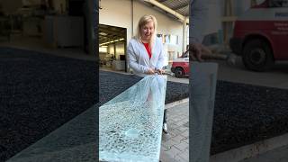 Experiment Breaking 2Layer Tempered Glass shorts glassart [upl. by Adnarahs]