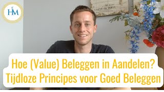 Hoe Ik Beleg in Aandelen Tijdloze Principes in Value Beleggen beleggen aandelen investeren [upl. by Greggory]