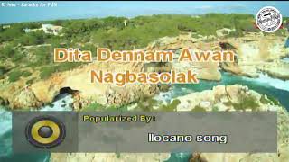 Dita Dennam Awan Nagbasolak  Karaoke [upl. by Devona]