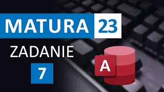 Matura 2023 Nowa Formuła Informatyka  Zadanie 7 Gry planszowe  Access [upl. by Ahsuat]