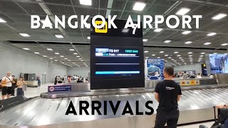 Bangkok Airport Arrivals  July 2024 [upl. by Earehs]