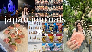 Japan Journals ep 2 tsukiji fish market tokyo disney sea viral tiktok A3 cream sandwich izakaya [upl. by Anitnauq]