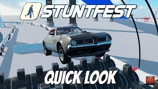 Stuntfest Gameplay Quick Look Ragdoll Physics Death [upl. by Atilef]