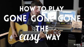 How to play Gone Gone Gone by Phillip Phillips on Guitar EASY [upl. by Eimat]