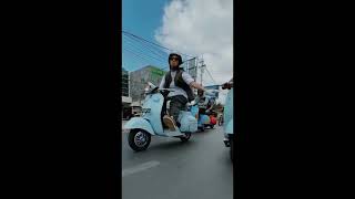 Sintya marisca  sintyamarisca vespa komunitasvespa youtubeshorts fyp youtube [upl. by Akimit714]