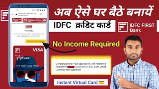 How to Apply IDFC First Bank Credit Card Online  IDFC Millennia Credit Card Apply 2024 [upl. by Rosanna65]