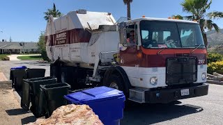 500 Subscriber Special Yucaipa Disposal Garbage Trucks on Route [upl. by Hanley606]