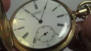 1872 Henry Capt Geneve gold pocket watch 1080pHD [upl. by Downall14]