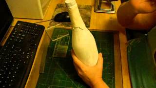 diy polymerclay Glass Bottle alteredart upcycled Bottle pt2 [upl. by Benson]