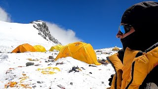 Mount Everest solo no O² attempt Camp 4 South Col [upl. by Aihsyla]