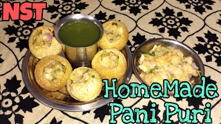 Pani Puri in Tamil  How to do Pani Puri in Tamil  Yummy Street Food Namma Samayalarai Tamil  NST [upl. by Ummersen]