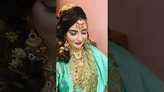 Walima bridal makeup bridal bridalmakeup bridalhairstyle makeup [upl. by Nylhsoj]