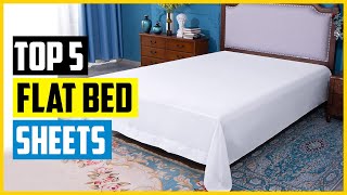 Top 5 Best Flat Bed Sheets of 2024 [upl. by Eniamrehs]