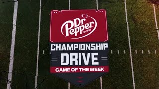 CFBESPN Signature Dr Pepper Championship Drive Game of the Week 2024Present Opening [upl. by Keligot150]