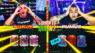 DESCARTAMOS JUGADOR 1 MILLON  QUIEN ES QUIEN CON PLAYER PICK ICONO VS PUMUS  FC 24 [upl. by Otrebide]