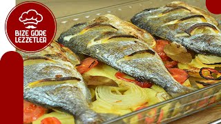 FIRINDA ÇUPRA TARİFİ 🐟 FIRINDA ÇİPURA NASIL YAPILIR 👌🏻 [upl. by Cleti858]