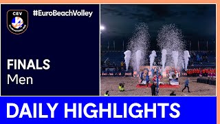 Men Beach Volleyball Final Day Highlights  EuroBeachVolley 2020 [upl. by Nelhsa]