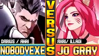 2XKO Nobodyexe Vs JoGray Darius Illaoi and Ahri ▰ High Level [upl. by Shult]