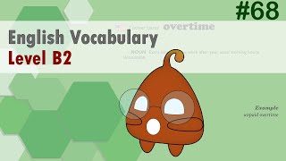 English Vocabulary Simplified B2 Level for Intermediate Learners 68 [upl. by Atillertse]