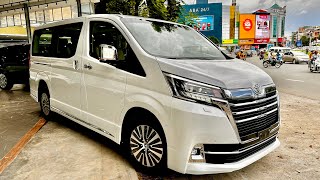 First Look  2023 Toyota GRANVIA PREMIUM – 6 Seater Luxury Van  White Color [upl. by Willabella]