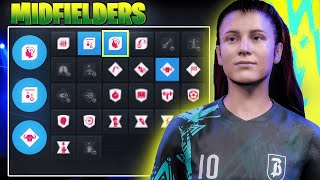 FIFA 22 PRO CLUBS  BEST MIDFIELDER BUILD PERKS amp ARCHETYPES EXPLAINED CAMCMCDM [upl. by Isherwood969]