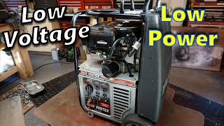 SIMPLE FIX  Coleman VERTEX 7500 Watt Generator Repair  Low Power Output [upl. by Atnoved800]