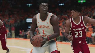 Arkansas vs Tennessee  College Basketball 352022  NCAA Full Game Highlights  NBA 2K22 Sim [upl. by Rafferty]