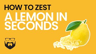 How to Zest Lemon in Seconds [upl. by Evania]